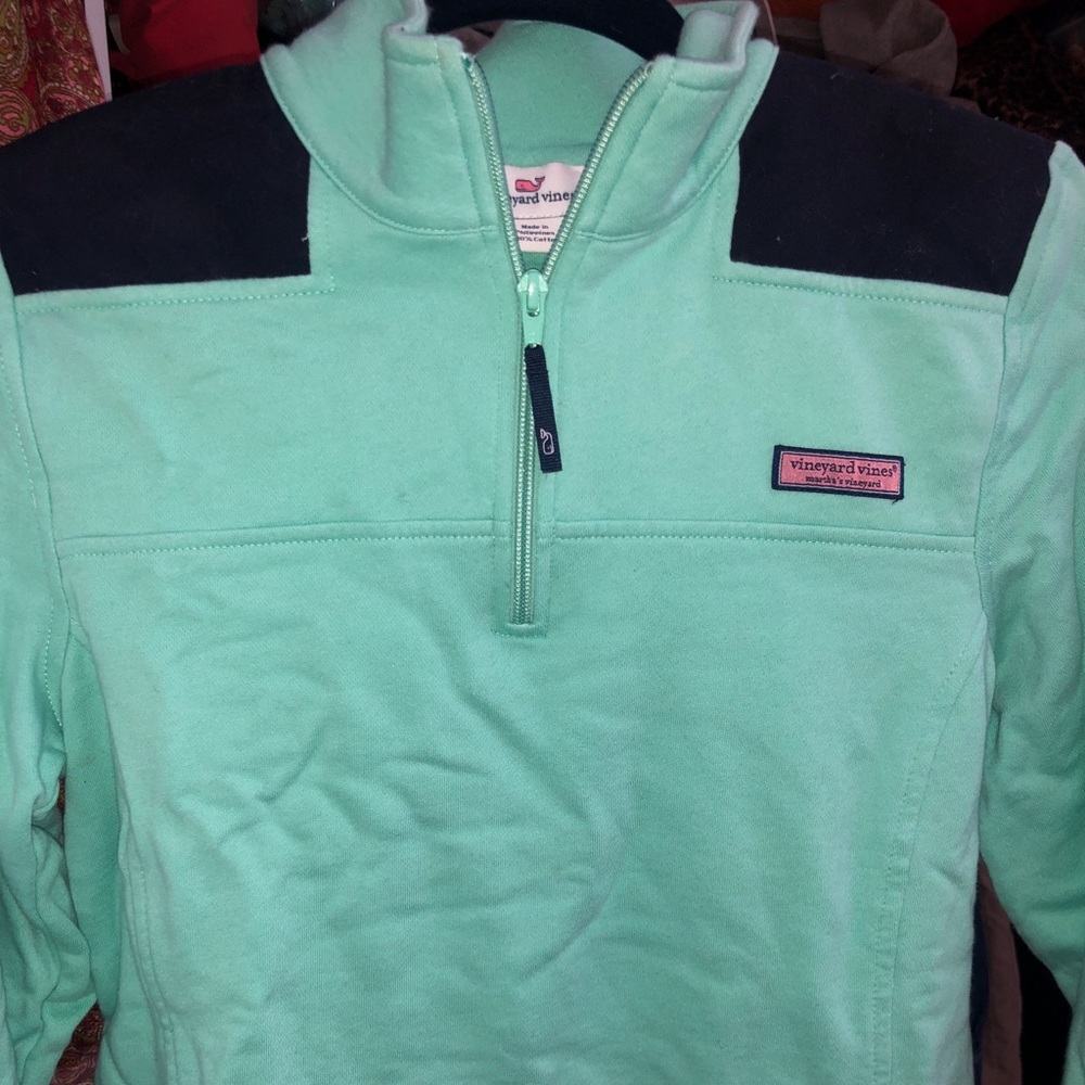 Vineyard Vines quarter zip sweatshirt.